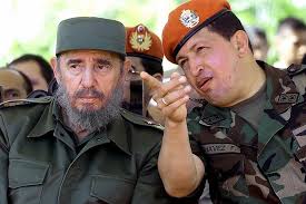 Fidel Castro y Hugo Chavez